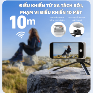tay cầm chụp ảnh điện thoại magsafe telesin
